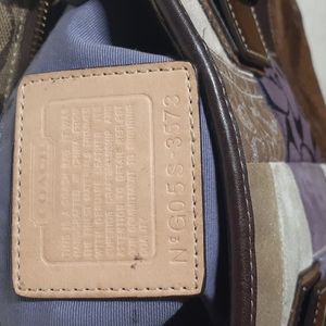 Coach Patchwork Crossbody Purse Vintage